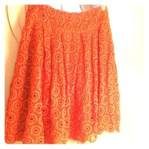 NWT Moulinette Soeurs  orange skirt